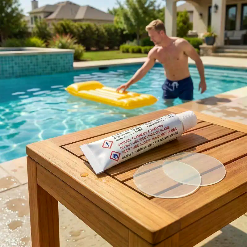 Inflatable Mattress - 10 Set Inflatable Repair Kit PVC