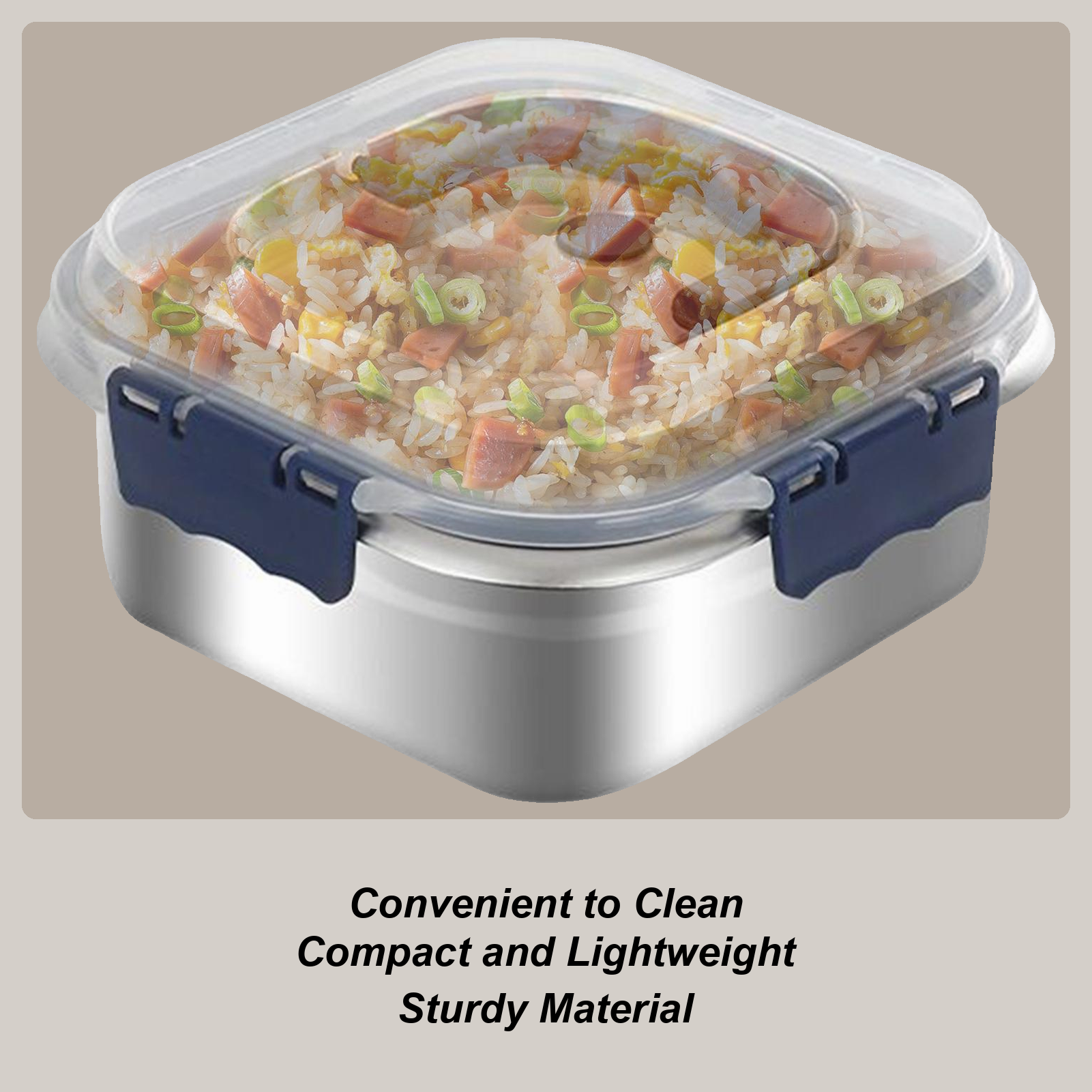 Outdoor Camping Box - Stainless Lunch Box Stainless Steel Fruit