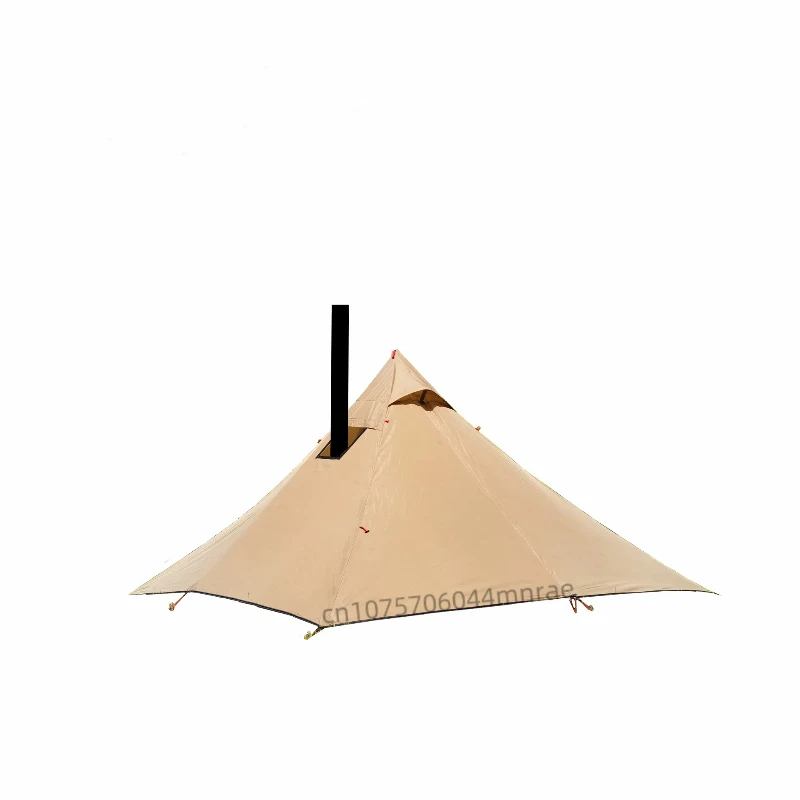 Outdoor Camping On Youtube - Four Sided Camping Tent, Chimney Tube