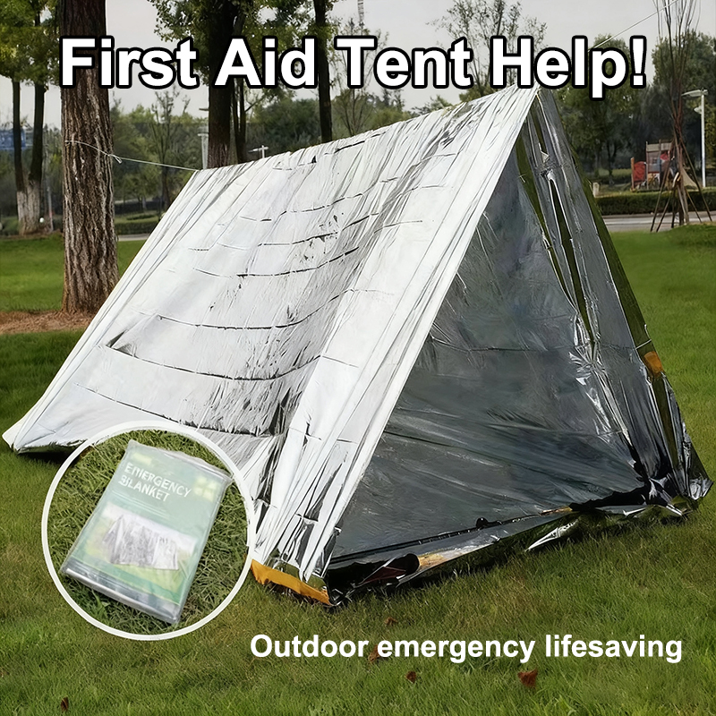 Outdoor Camping On Youtube - 【Peace】Emergency Folding Tent Survival Hiking Camping