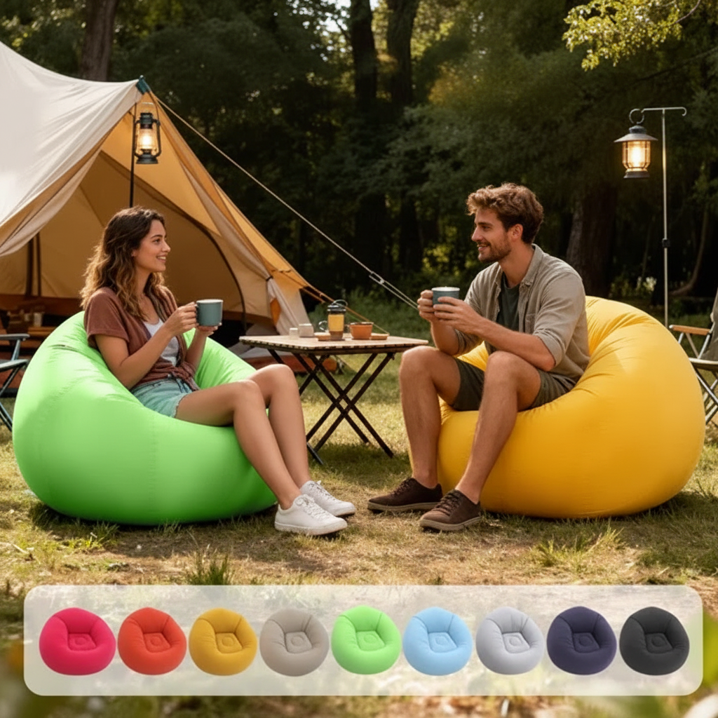 Outdoor Camping Movies - Portable Inflatable Bean Bag Chair Sofa