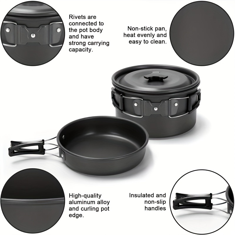17pcs Camping Cookware Set, Po - Outdoor Camping Kettle recensie en prijs