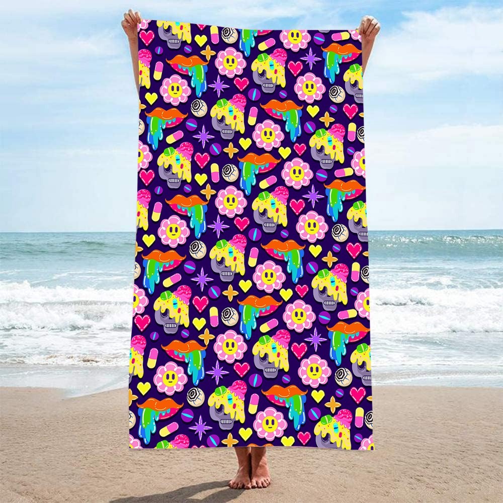 Abstract Beach Towel 70x140CM  - Camp Towel Microfiber recensie en prijs