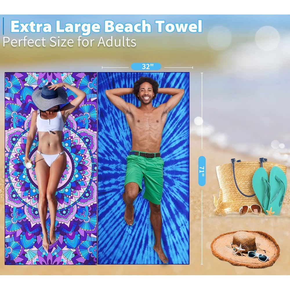 Lightweight Oversized 71x32 Be - Camp Towel Microfiber recensie en prijs