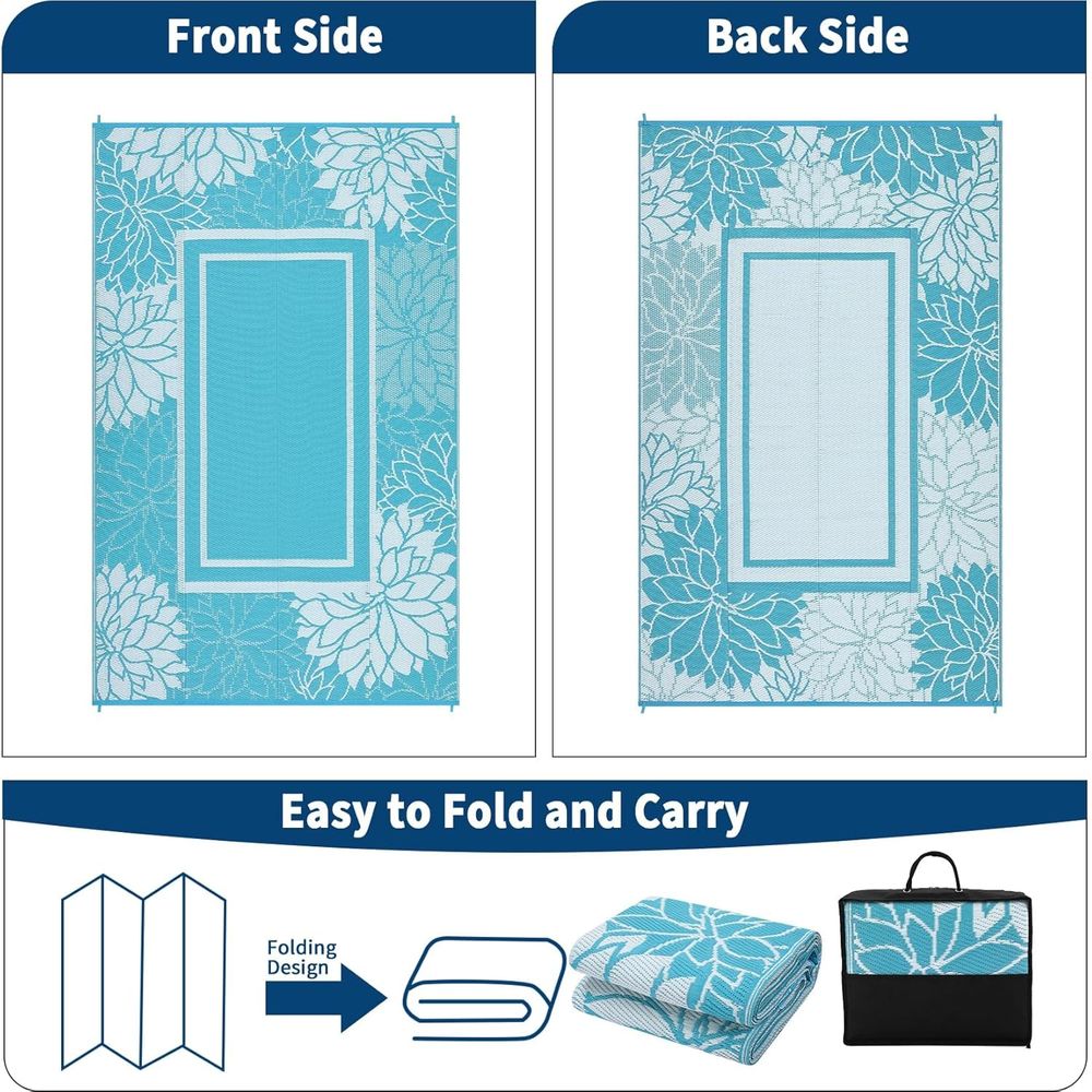 Lightweight 9x18 Outdoor Plast - Outdoor Camping Rugs 9X18 recensie en prijs