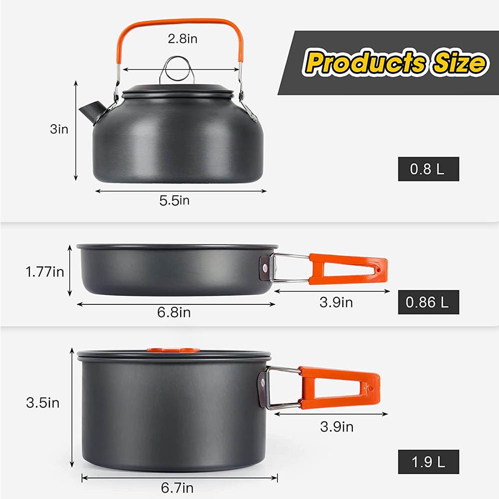 Outdoor camping cooker portabl - Outdoor Camping Kettle recensie en prijs