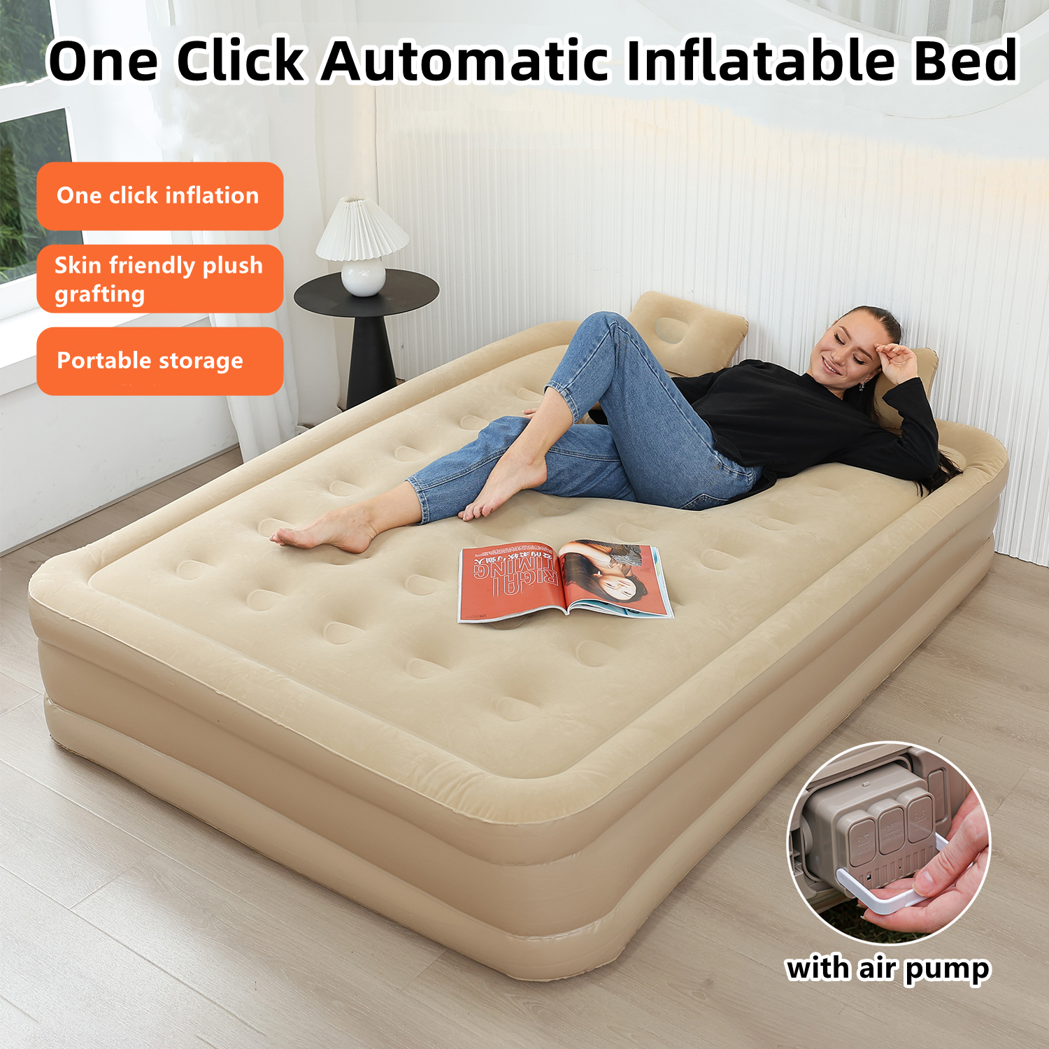 Interior Air Mattress Glamping - Inflatable Mattress recensie en prijs