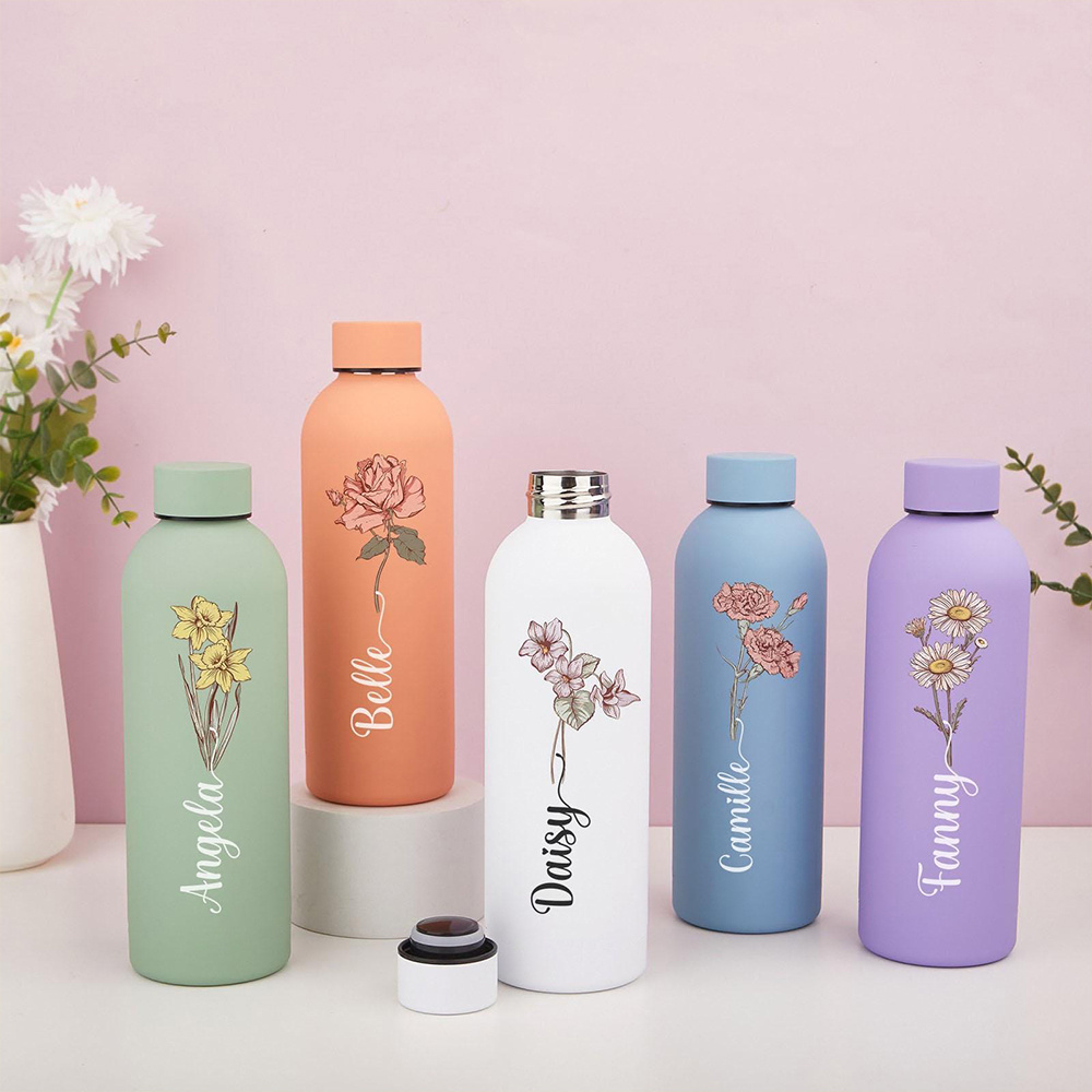 Customized floral water bottle - Outdoor Camping Items recensie en prijs
