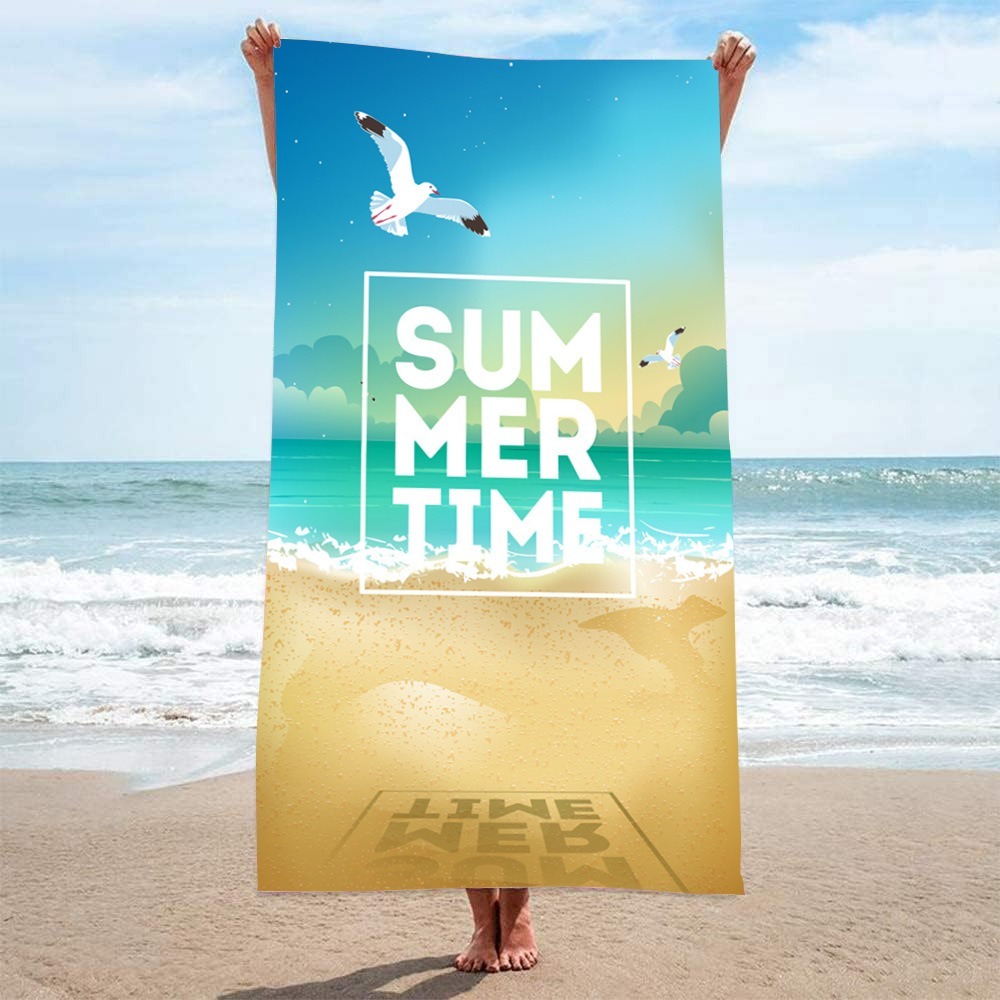 Letter Palm Tree Beach Towel 1 - Camp Towel Microfiber recensie en prijs