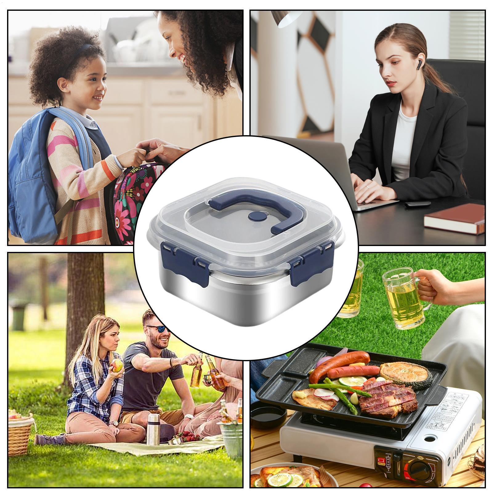 Stainless Lunch Box Stainless  - Outdoor Camping Box recensie en prijs