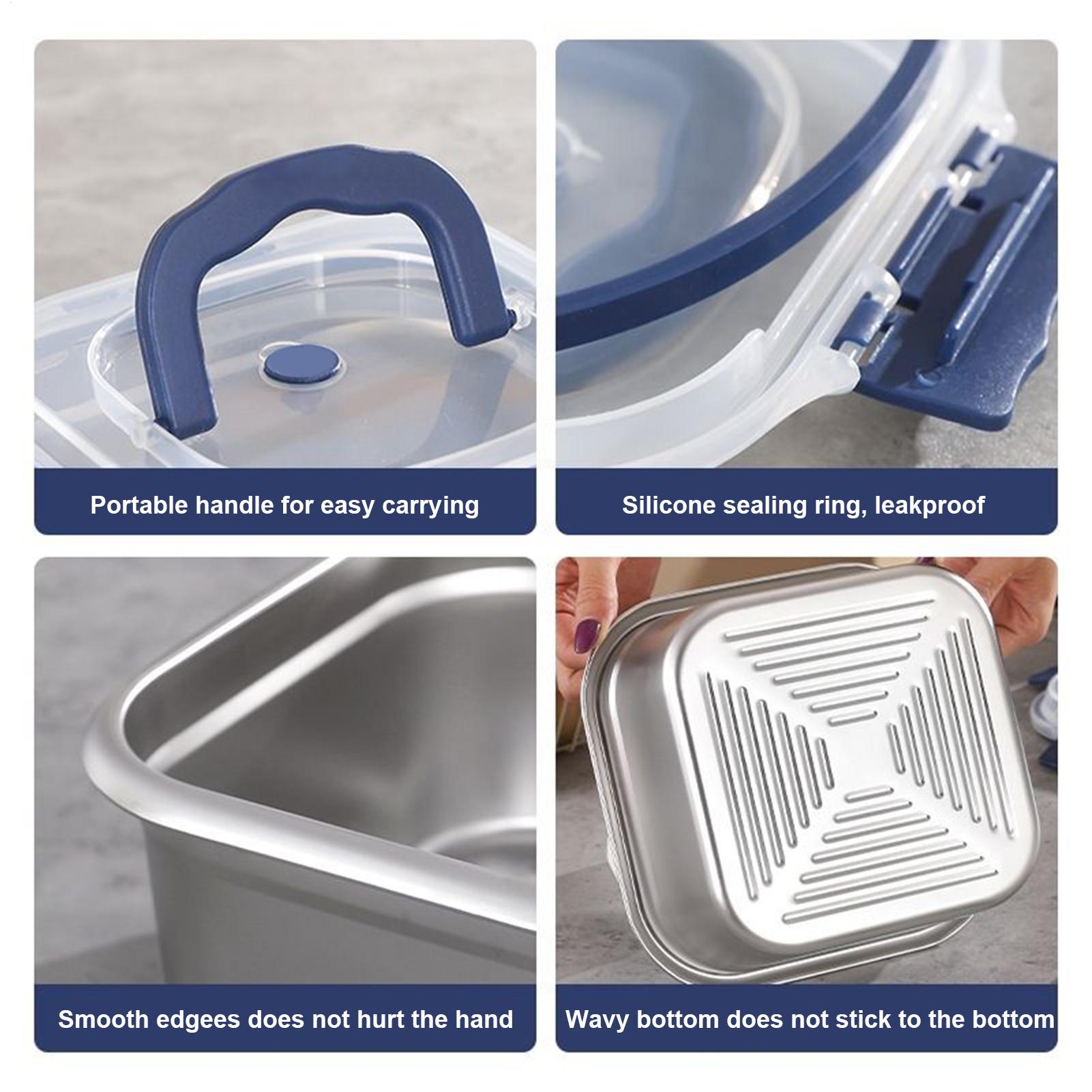 Stainless Lunch Box Stainless  - Outdoor Camping Box recensie en prijs