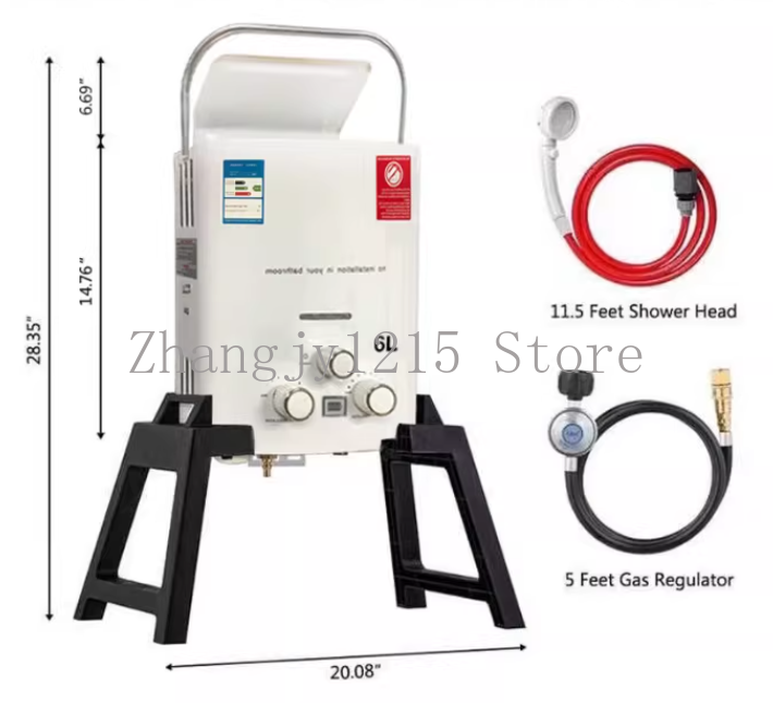 Propane LPG  Gas Tankless Wate - Outdoor Camping Hot Water Heater recensie en prijs