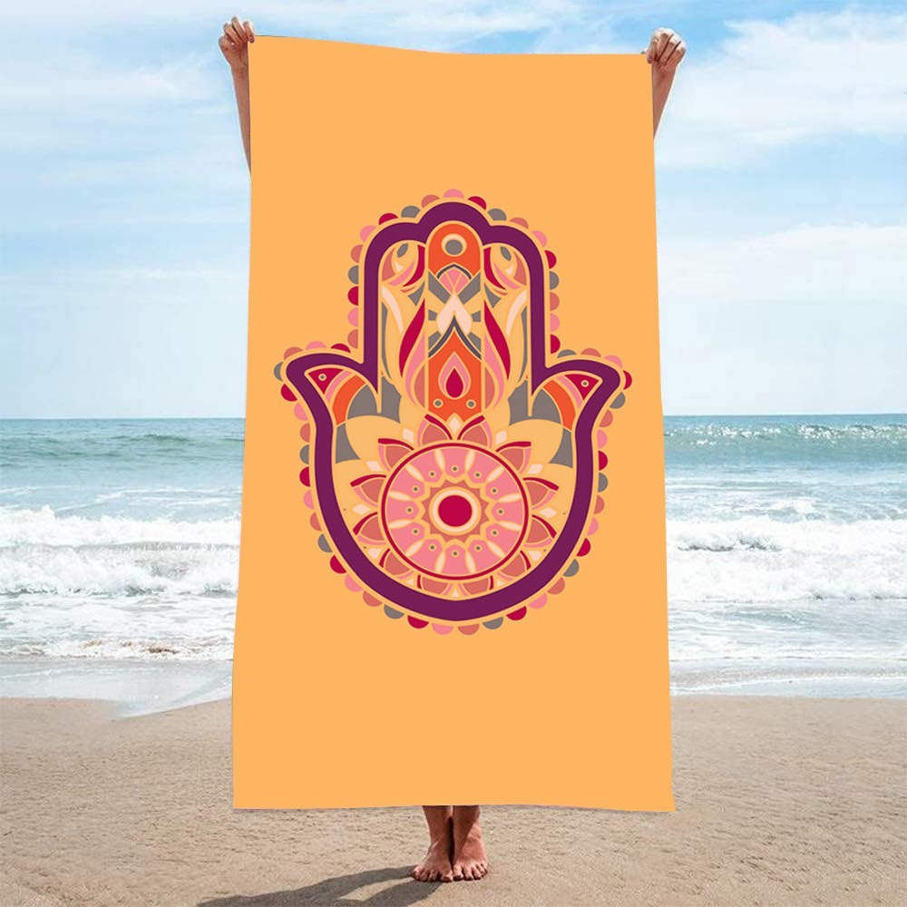 HAMSA Pattern Beach Towel27x55 - Camp Towel Microfiber recensie en prijs