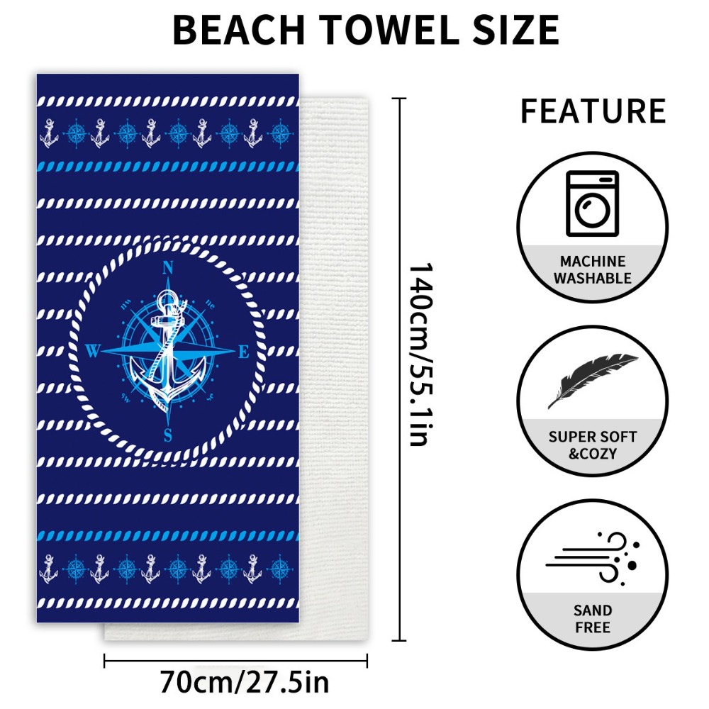 HAMSA Pattern Beach Towel27x55 - Camp Towel Microfiber recensie en prijs