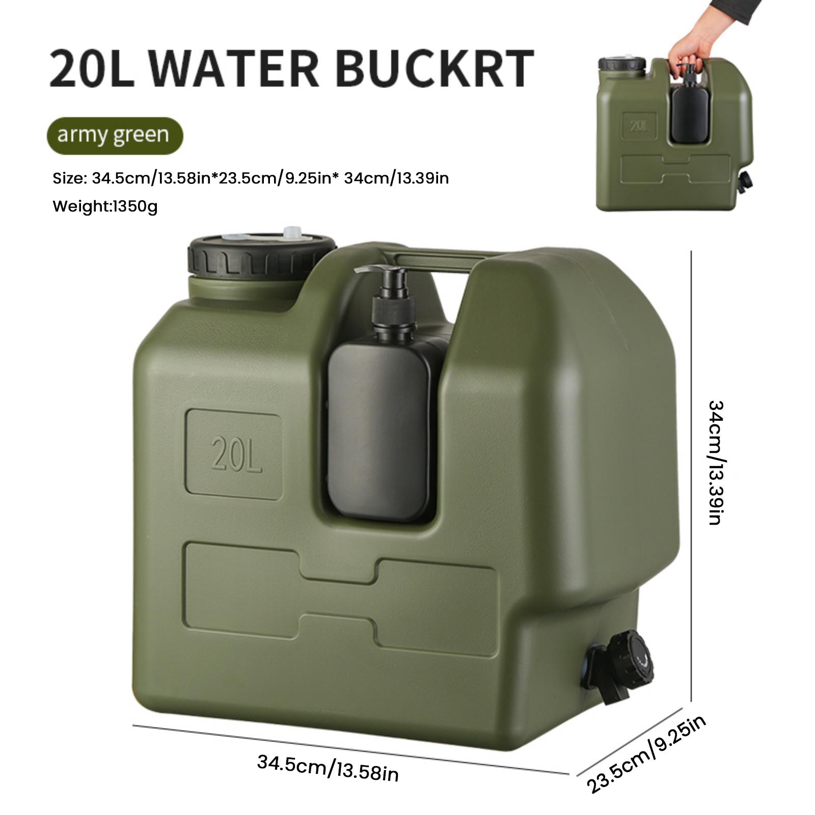 15/20L Portable Camping Water  - Outdoor Camping Kettle recensie en prijs