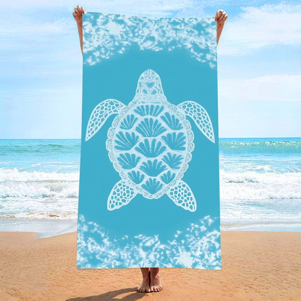 27.5x55inch Blue Ocean Jellyfi - Camp Towel Microfiber recensie en prijs