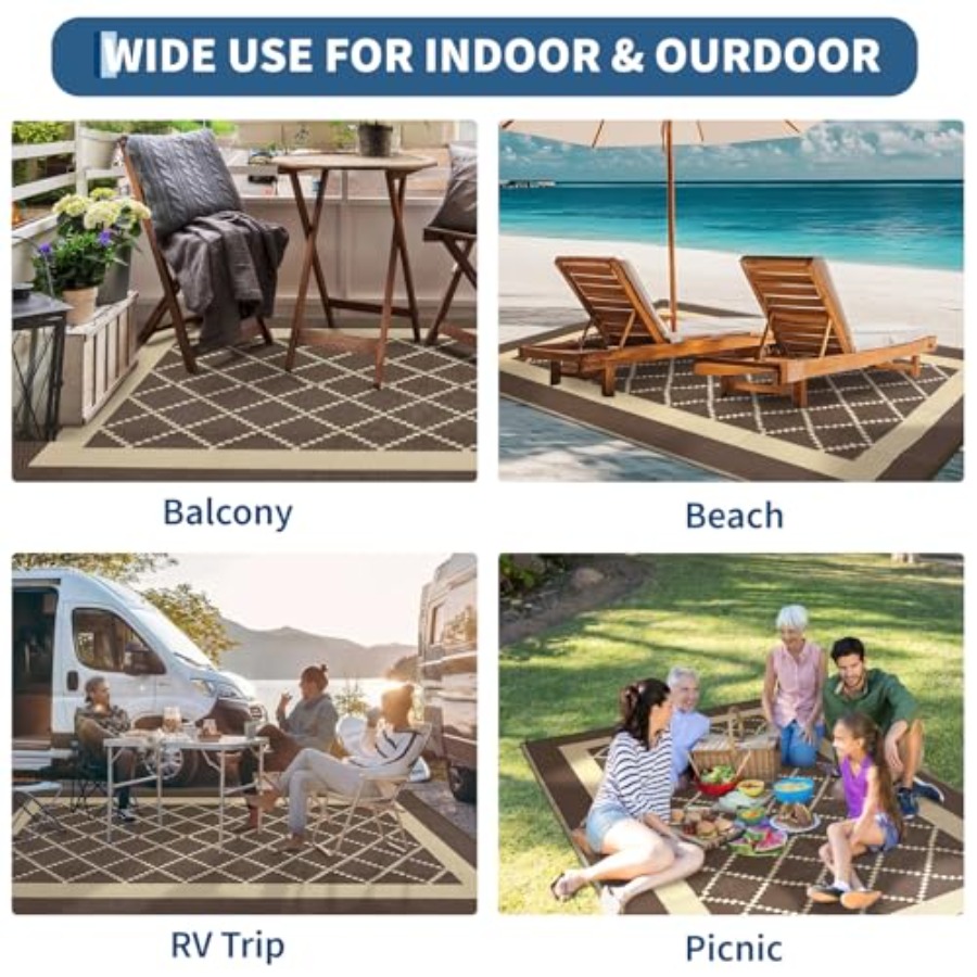 Outdoor Rug Waterproof 9x18 Pa - Outdoor Camping Rugs 9X18 recensie en prijs