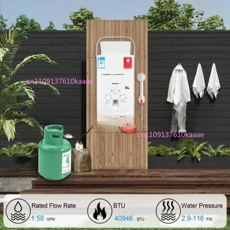6L L-PG Propane Tankless Water - Outdoor Camping Hot Water Heater recensie en prijs