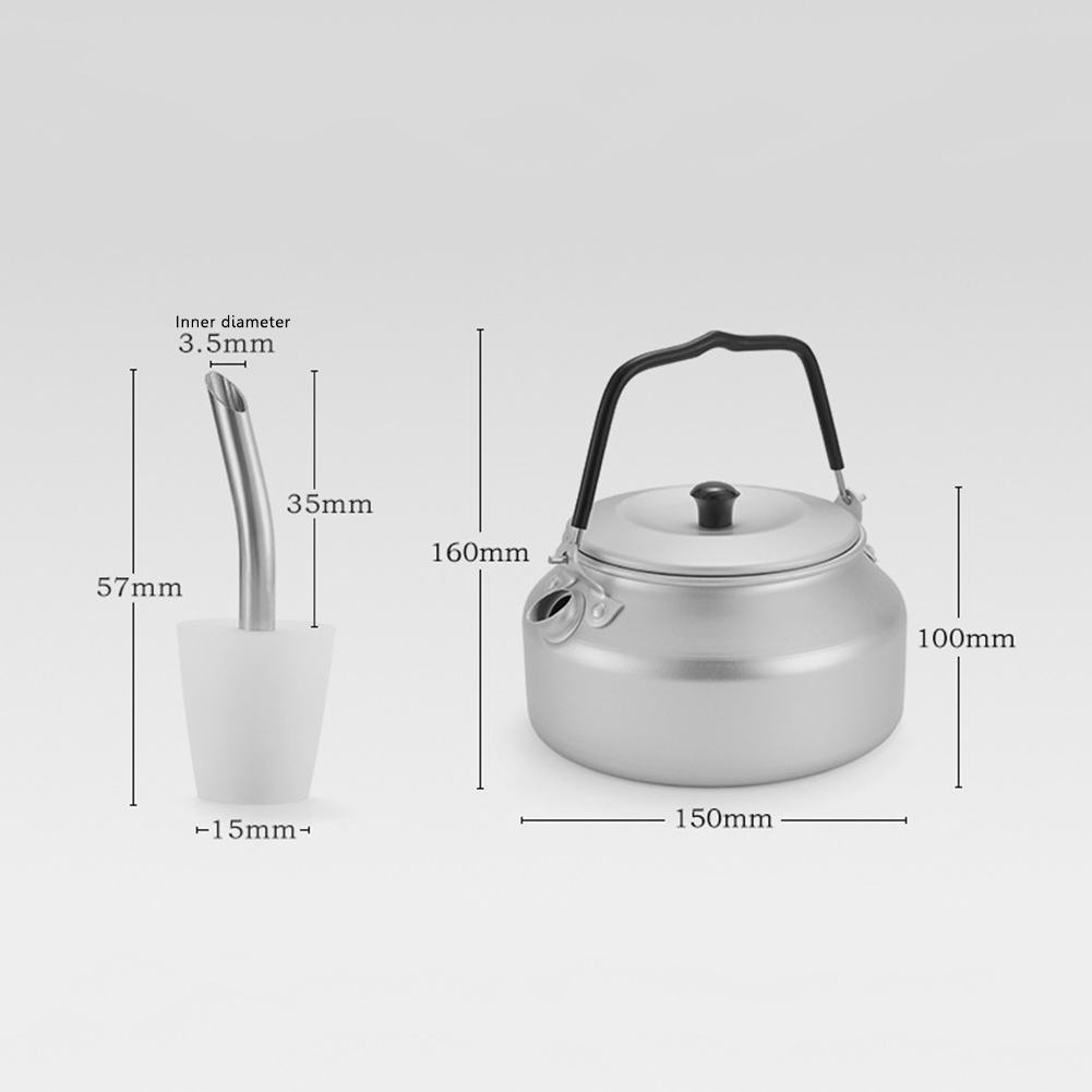 800ml Outdoor Portable Teapot  - Outdoor Camping Kettle recensie en prijs