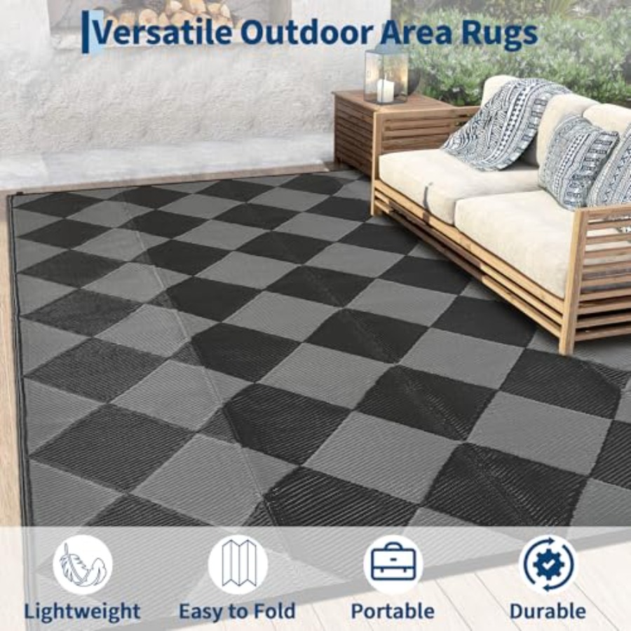 Outdoor Patio Rug 9x18, Revers - Outdoor Camping Rugs 9X18 recensie en prijs