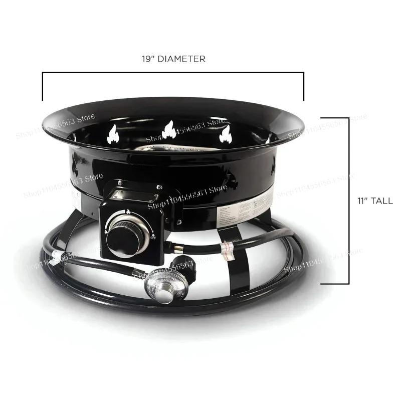 Portable Propane Fire Pit 58,0 - Outdoor Camping Fire Pit recensie en prijs