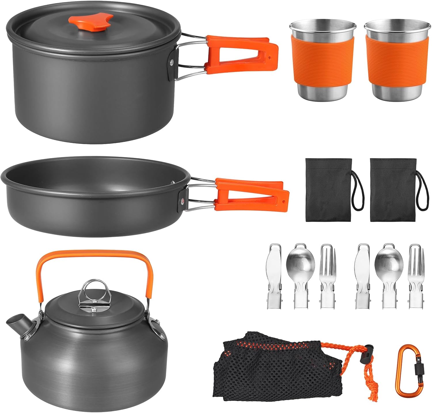 Non-Stick Camping Cookware Set - Outdoor Camping Kettle recensie en prijs