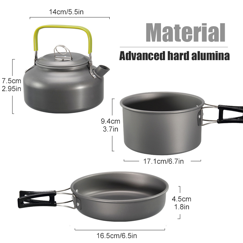 WESTTUNE Camping Cookware Kit  - Outdoor Camping Kettle recensie en prijs