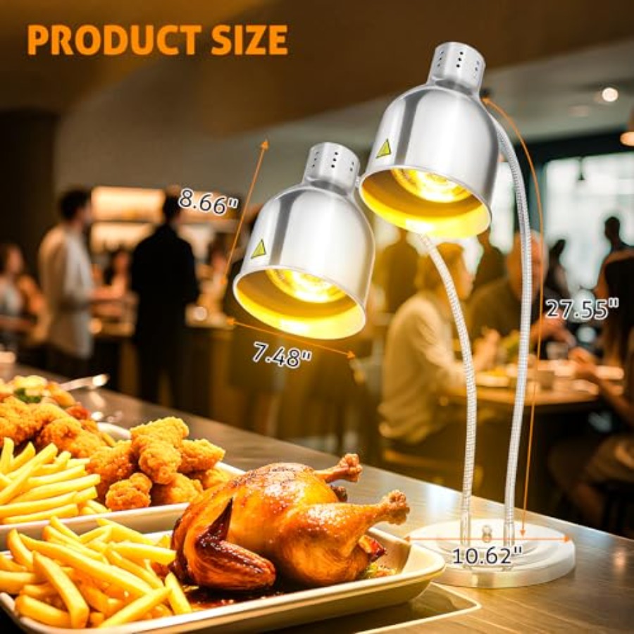Commercial food warming lamp f - Headlamp recensie en prijs