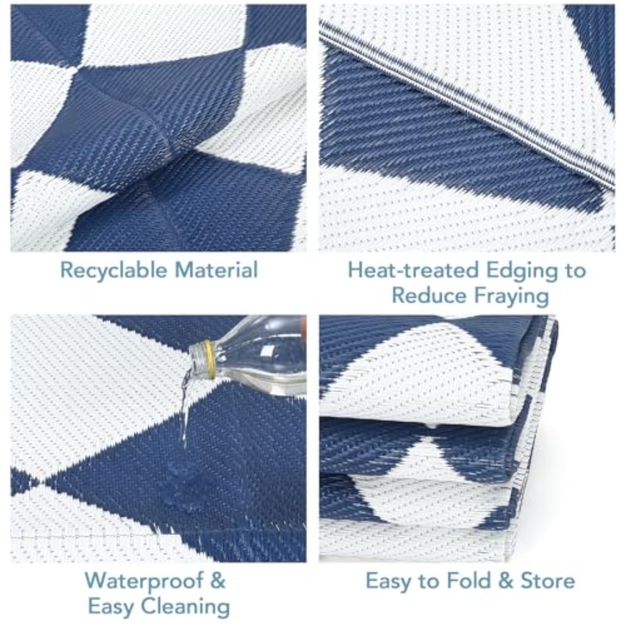 Outdoor Plastic Straw Rug 9x18 - Outdoor Camping Rugs 9X18 recensie en prijs