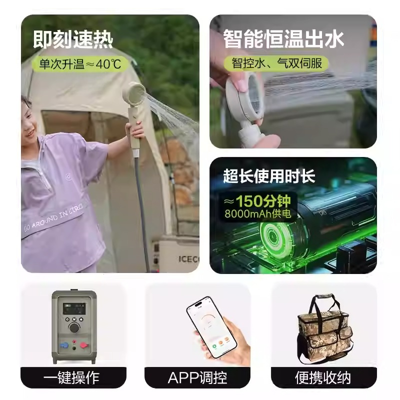 Self-Driving Travel Hot Water  - Outdoor Camping Hot Water Heater recensie en prijs