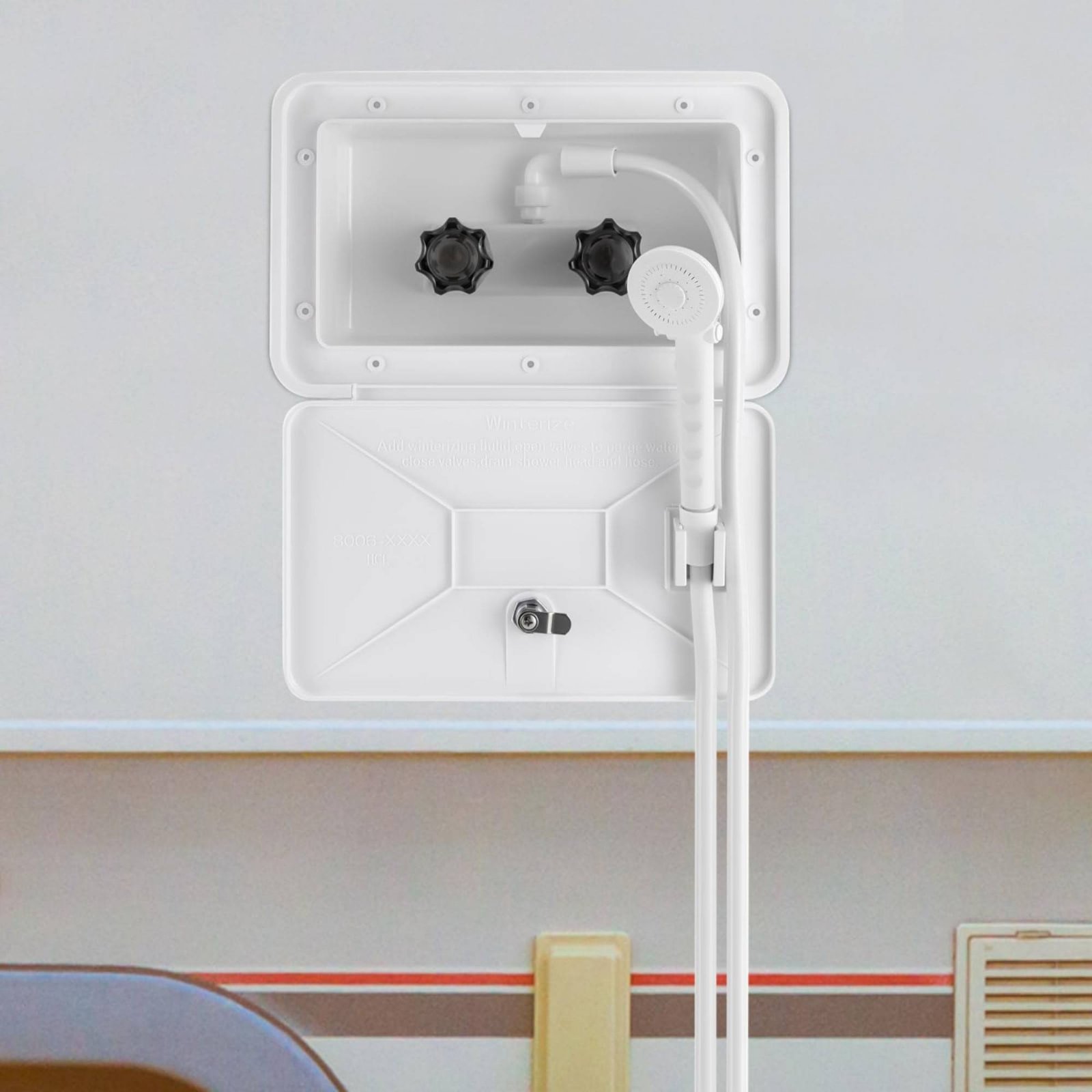 RV Exterior Shower Box Compact - Outdoor Camping Set recensie en prijs