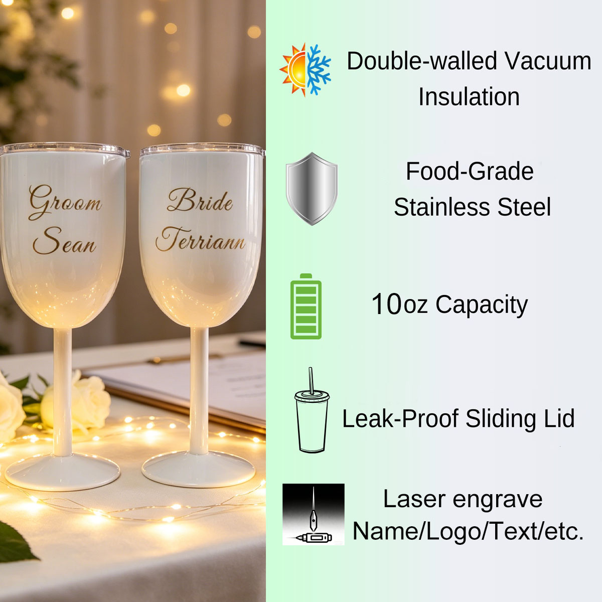 Custom Stainless Steel Wine Gl - Outdoor Camping Items recensie en prijs