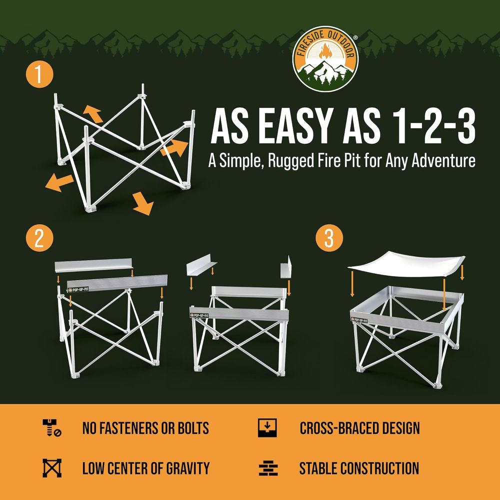 Portable Outdoor Fire Pit for  - Outdoor Camping Fire Pit recensie en prijs