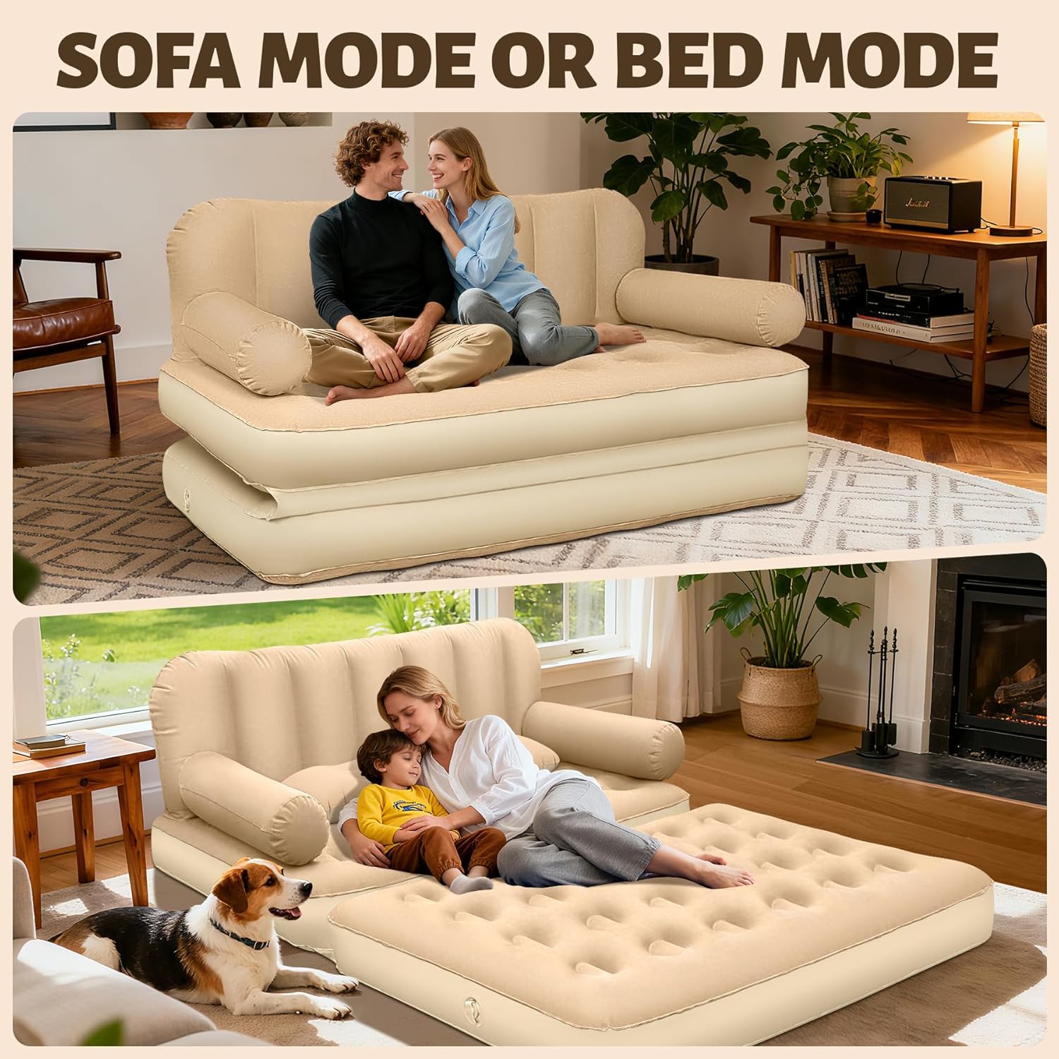 Queen Size Air Sofa Bed Mattre - Inflatable Mattress recensie en prijs