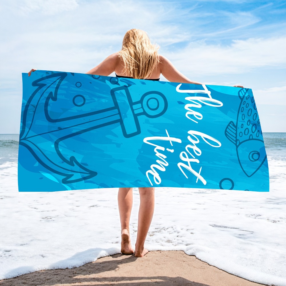 Anchor Beach Towel70x140CM Qui - Camp Towel Microfiber recensie en prijs