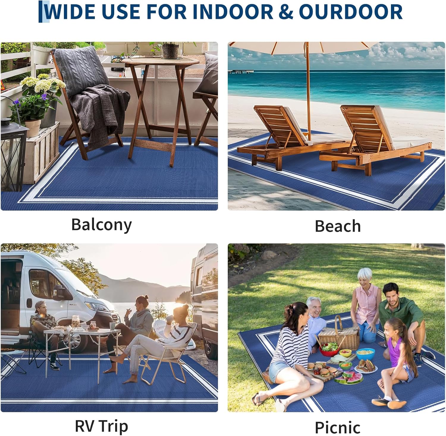 Patio Rugs Outdoor 9x18 Plasti - Outdoor Camping Rugs 9X18 recensie en prijs