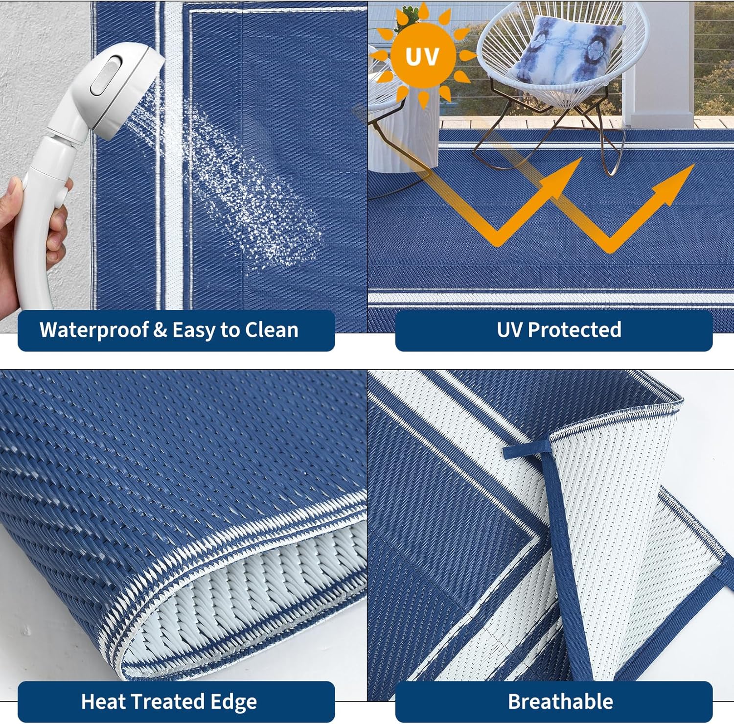 Patio Rugs Outdoor 9x18 Plasti - Outdoor Camping Rugs 9X18 recensie en prijs