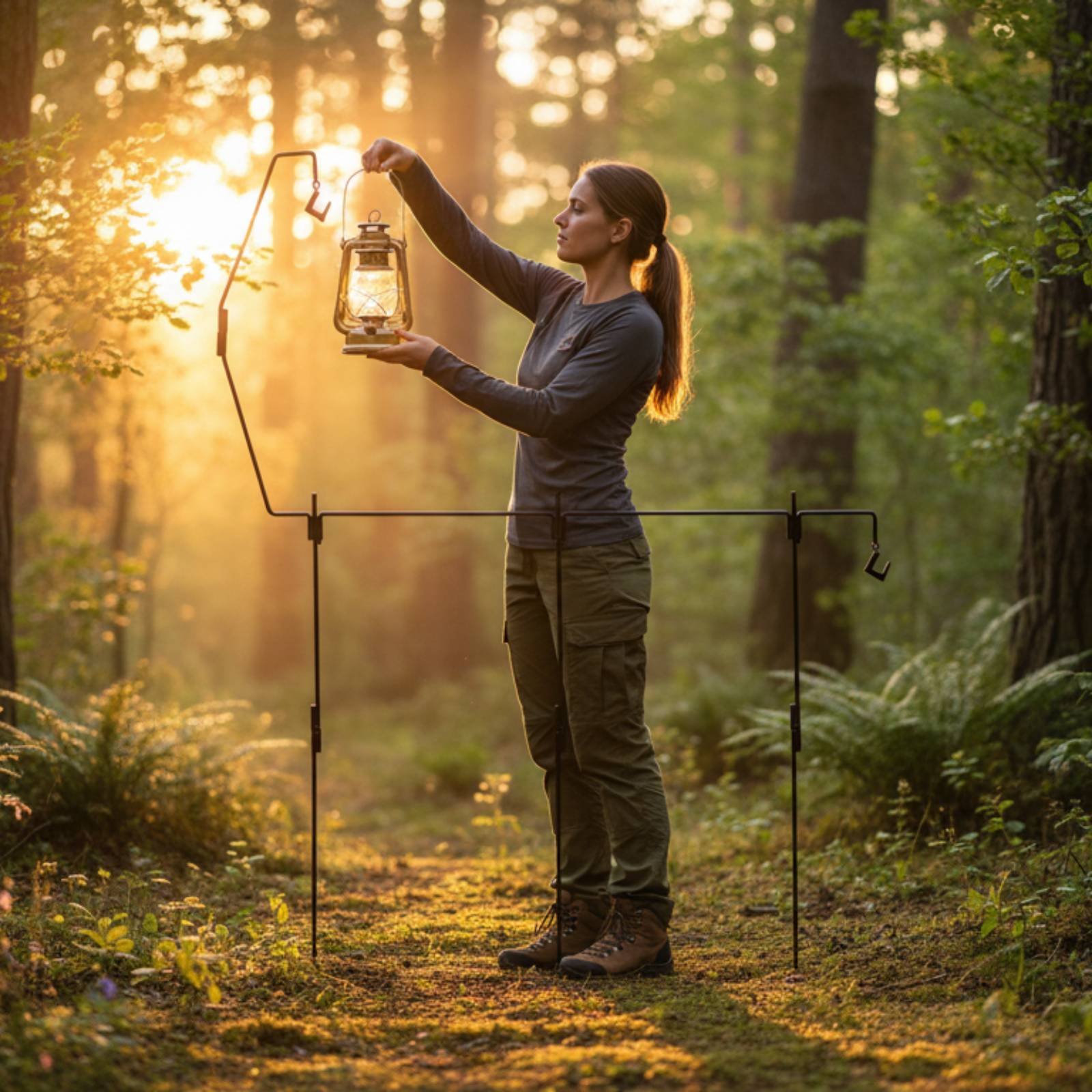 Camping Lantern Stand Easy to  - Outdoor Camping Kitchen recensie en prijs