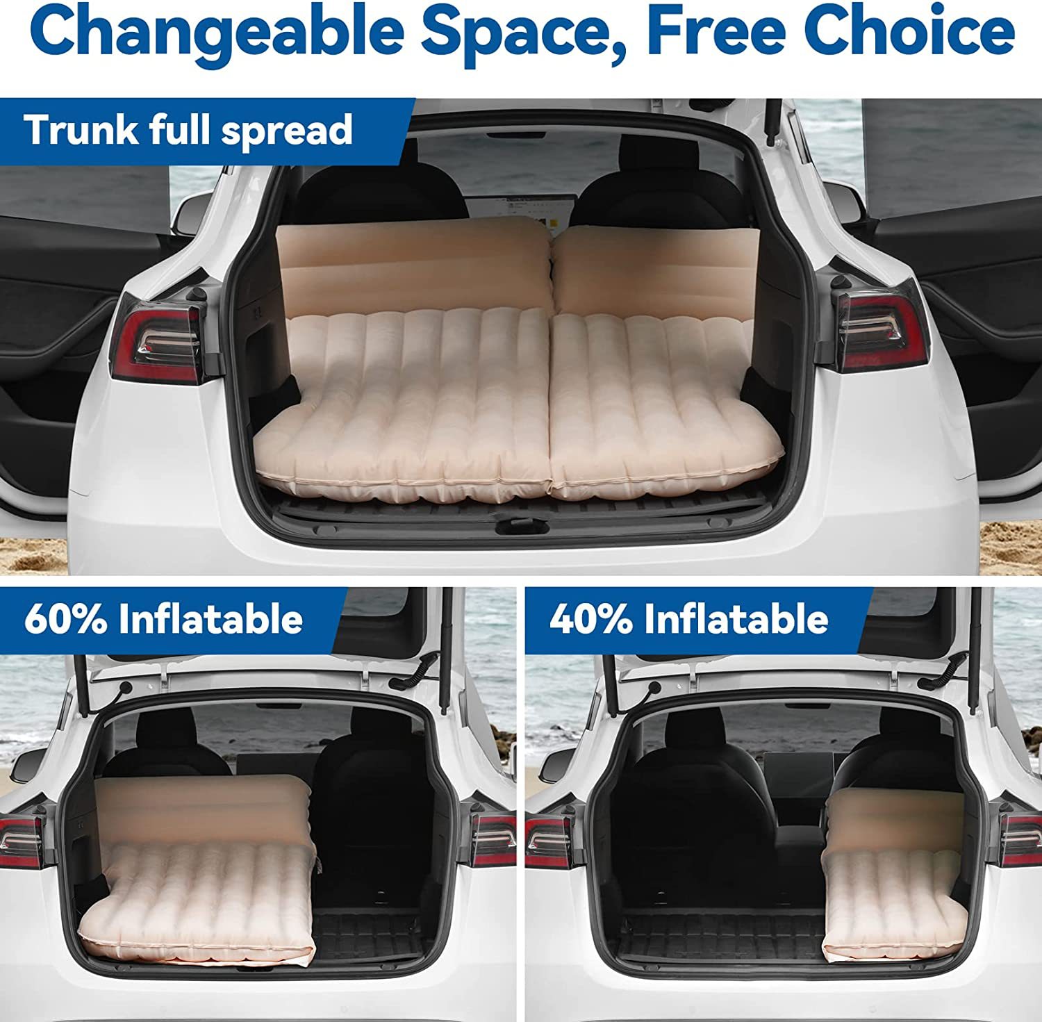 Car Inflatable Bed For Tesla M - Inflatable Mattress recensie en prijs