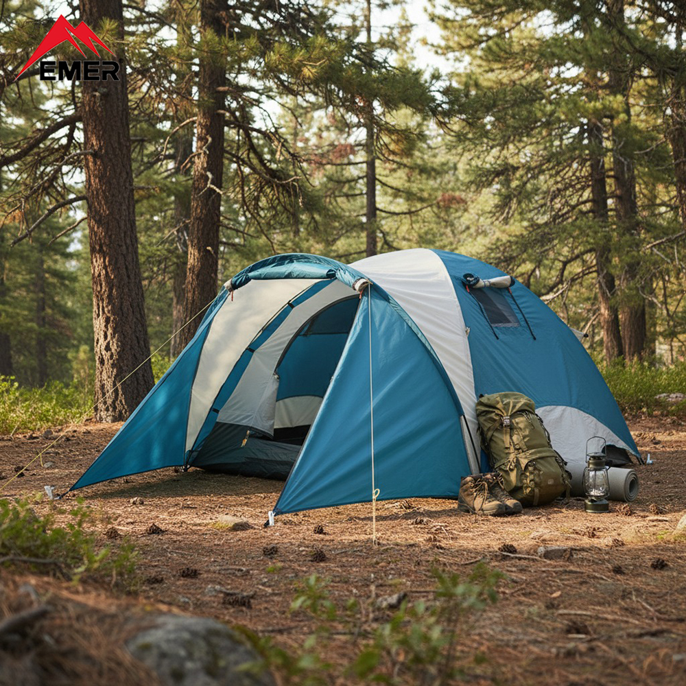 EMER 4-6 People Dome Family Te - Outdoor Camping On Youtube recensie en prijs