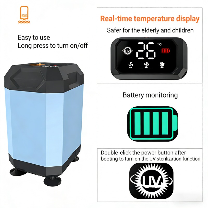 5400mAh/9000mAh Outdoor Portab - Outdoor Camping Shower recensie en prijs