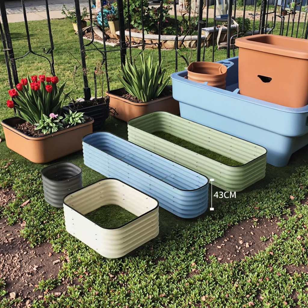 Garden Vegetable Bed Metal Pla - Outdoor Camping Box recensie en prijs