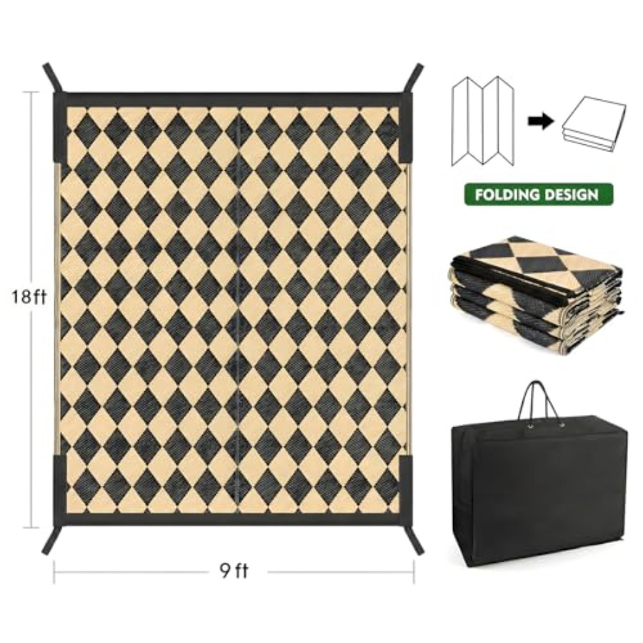Outdoor Camping Rugs 9x18 ft W - Outdoor Camping Rugs 9X18 recensie en prijs