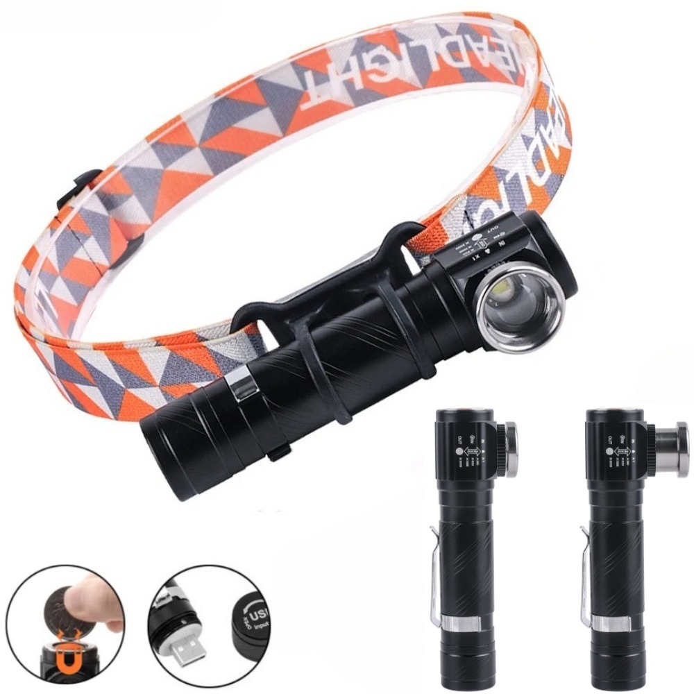 Super Bright LED 90 ° Headlamp - Headlamp recensie en prijs