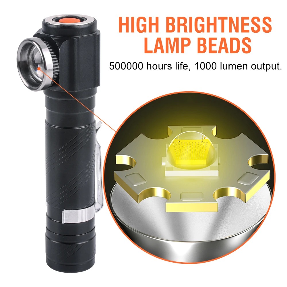 Super Bright LED 90 ° Headlamp - Headlamp recensie en prijs