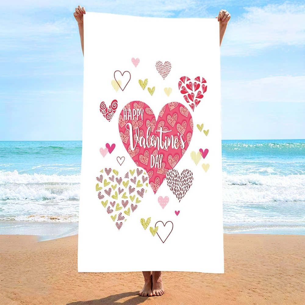 Heart Symbol Bath Towel 27x55i - Camp Towel Microfiber recensie en prijs