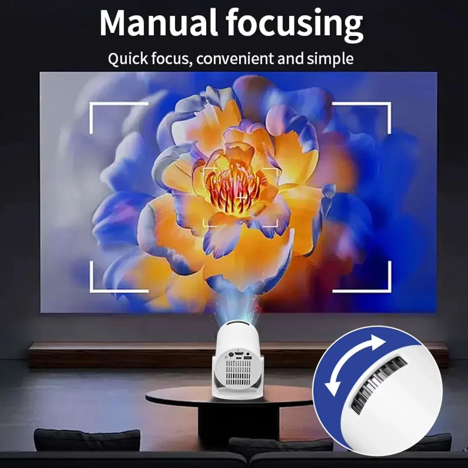 New HY300 Portable 4K Projecto - Outdoor Camping Movies recensie en prijs