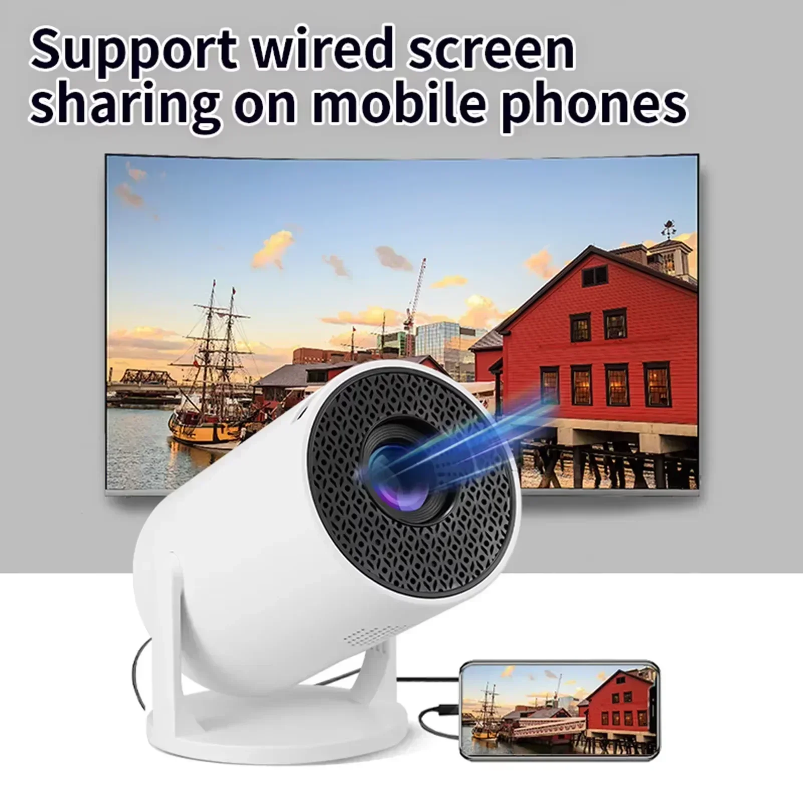 New HY300 Portable 4K Projecto - Outdoor Camping Movies recensie en prijs