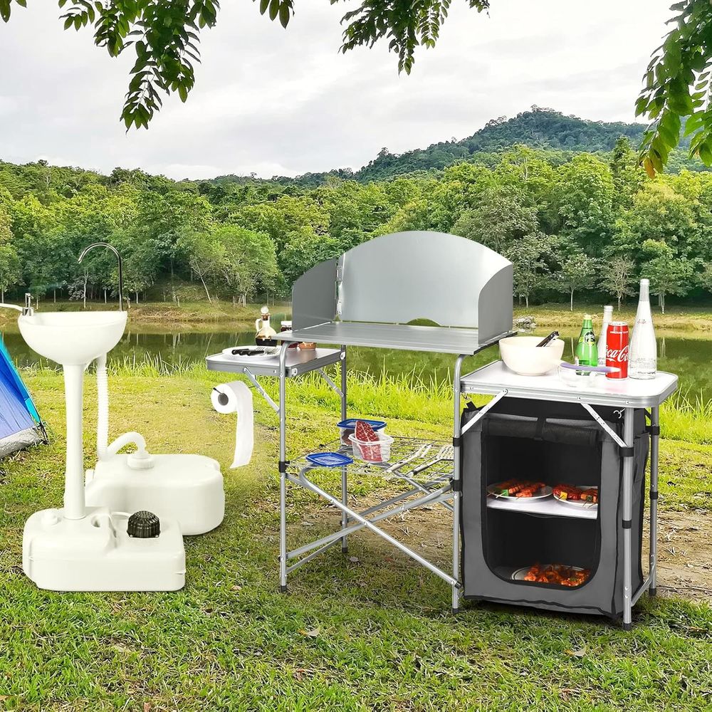 Camping Kitchen Table, Portabl - Outdoor Camping Kitchen recensie en prijs