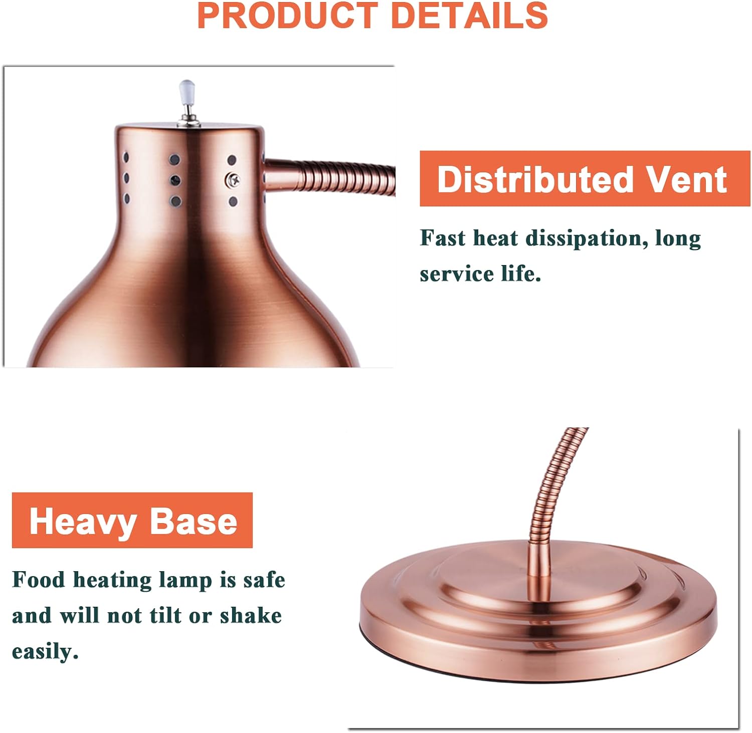 Silver Single Head Food Warmer - Headlamp recensie en prijs